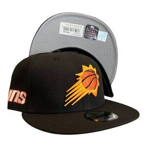 New Era Phoenix Suns 9FIFTY Snapback Hat Cap Burst Pack Black
